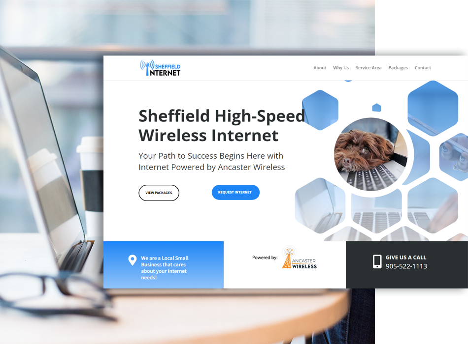 Sheffield Internet website layout